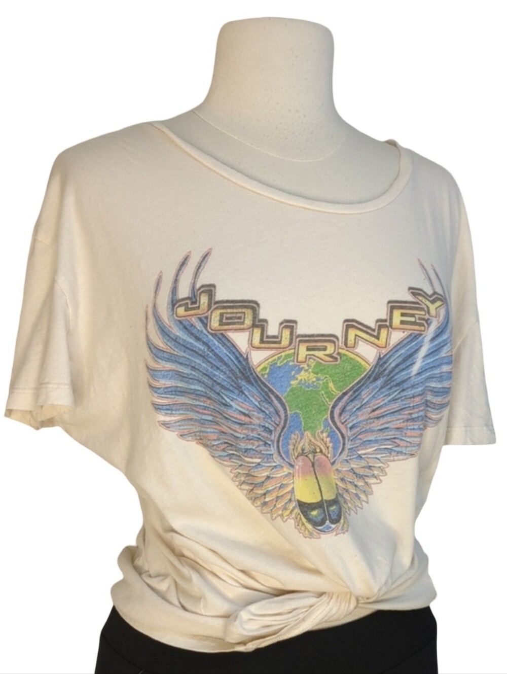 Journey Graphic Tee in Cream - Escape - Women's XL - Unisex